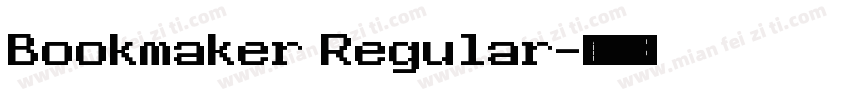 Bookmaker Regular字体转换